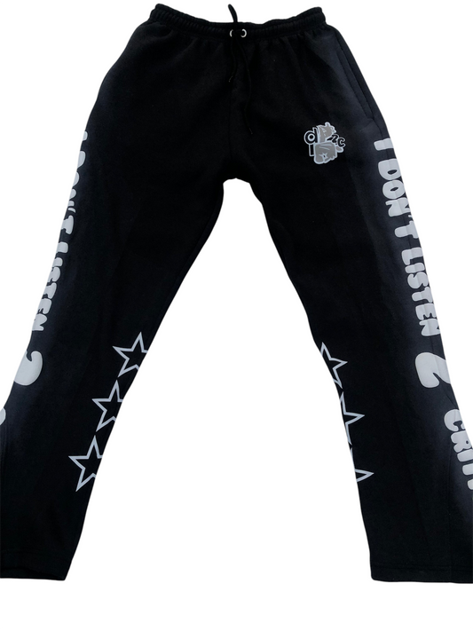 iDL2C Premium stacked joggers